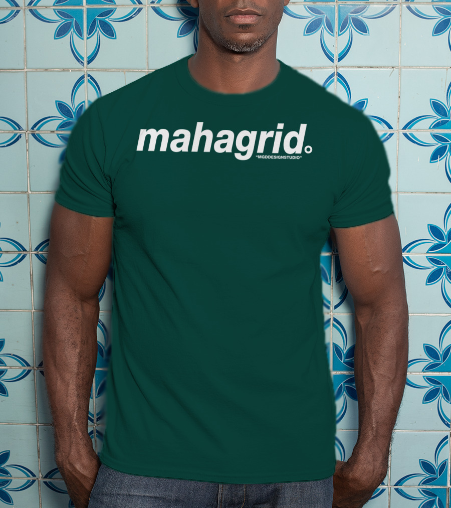 Mahagrid MGDESIGNSTUDIO Forest Green T-Shirt