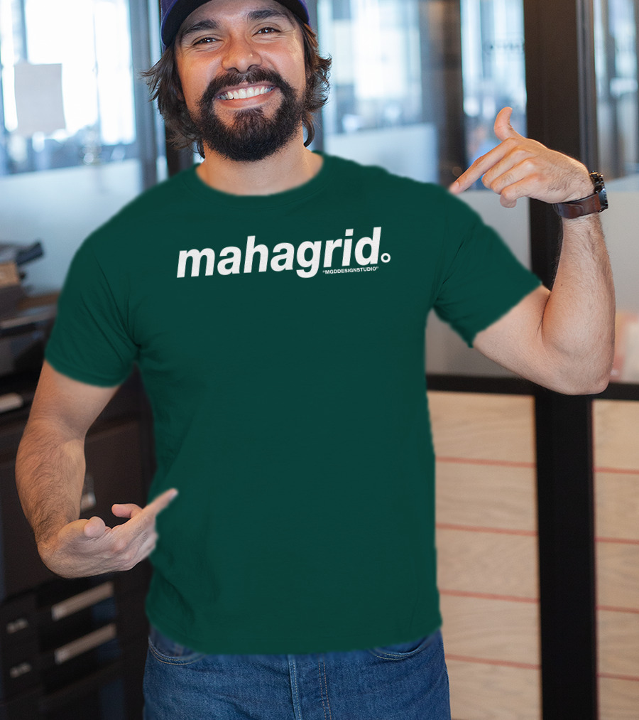 Mahagrid MGDESIGNSTUDIO Forest Green T-Shirt