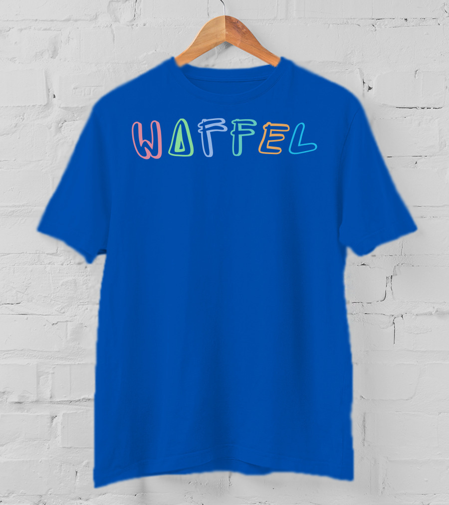 Sturmwaffel Colorful Neon Lettering T-Shirt