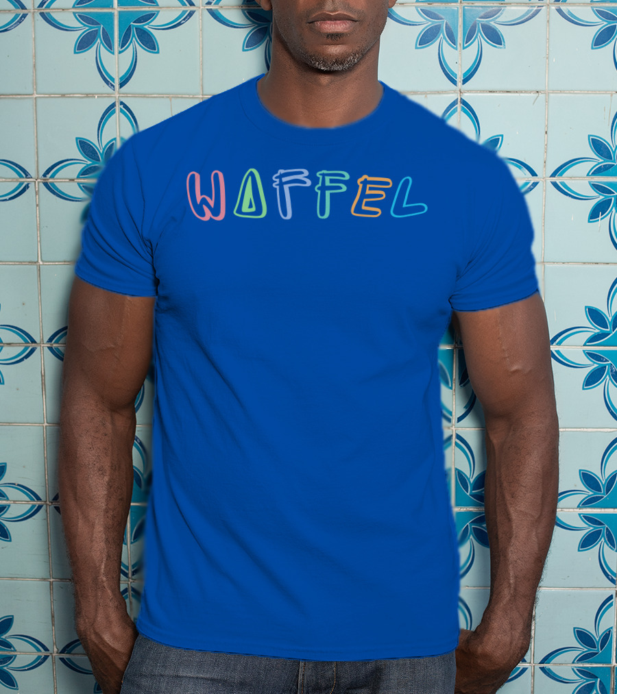 Sturmwaffel Colorful Neon Lettering T-Shirt