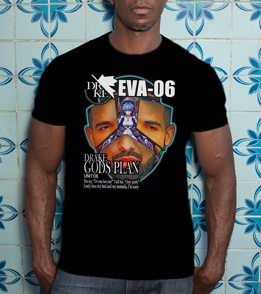 DRAKE EVA-06 GODS PLAN UNIT 06 T-Shirt