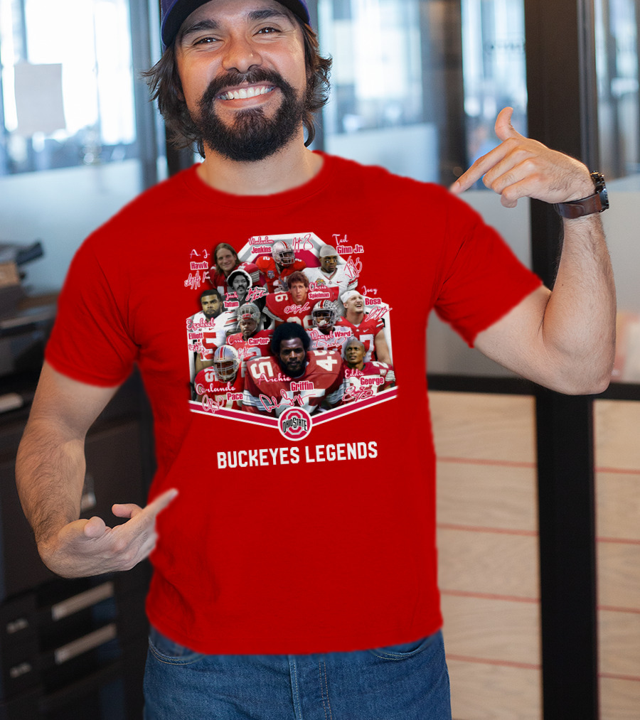 Ohio State Buckeyes OSB Legends Football Stars T-Shirt