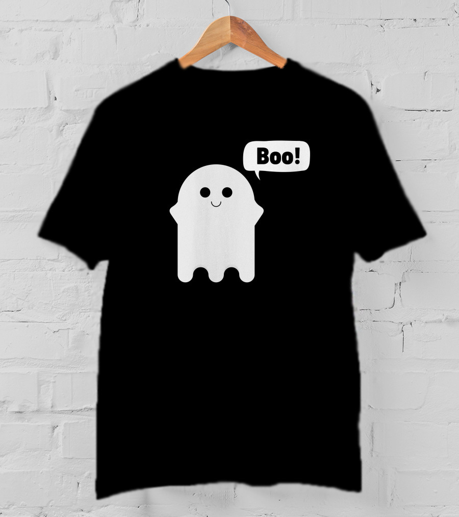 Cute Smiley Ghost Boo Edition T-Shirt