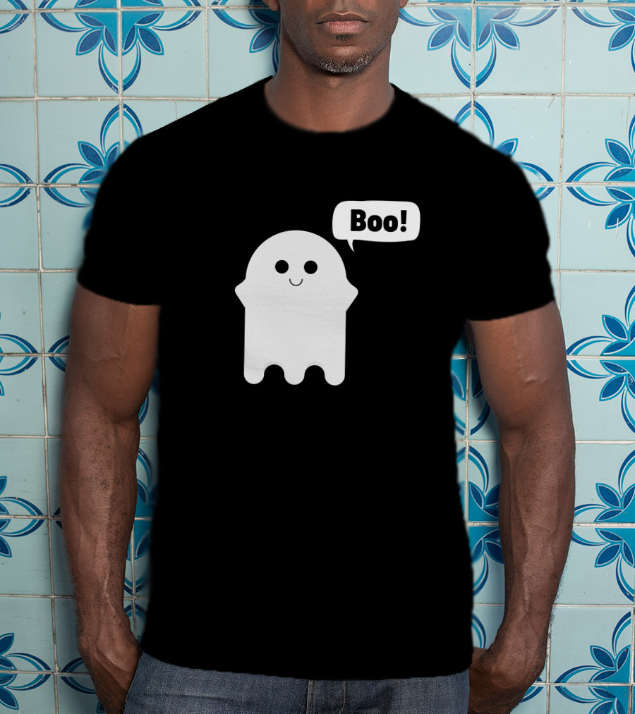 Cute Smiley Ghost Boo Edition T-Shirt