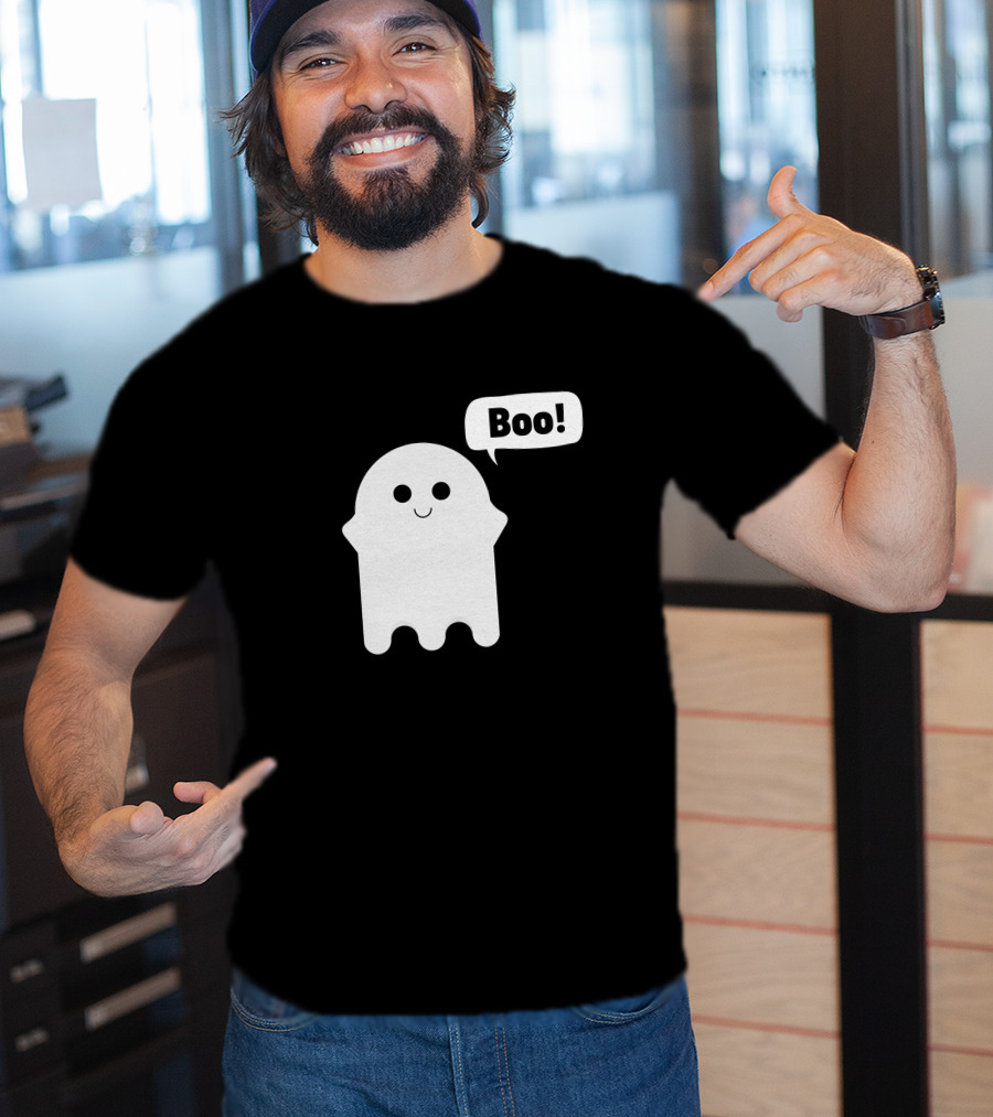 Cute Smiley Ghost Boo Edition T-Shirt