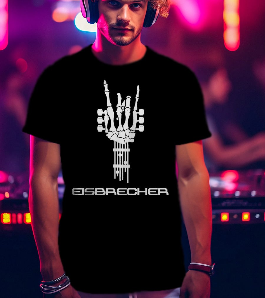 Eisbrecher Skeleton Rock Hand T-Shirt