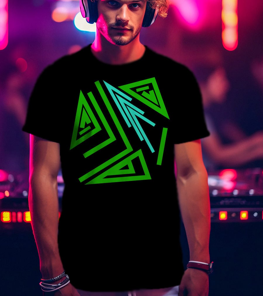 Mystical Geometry Alchemy Symbol And Magic Runes Sign T-Shirt