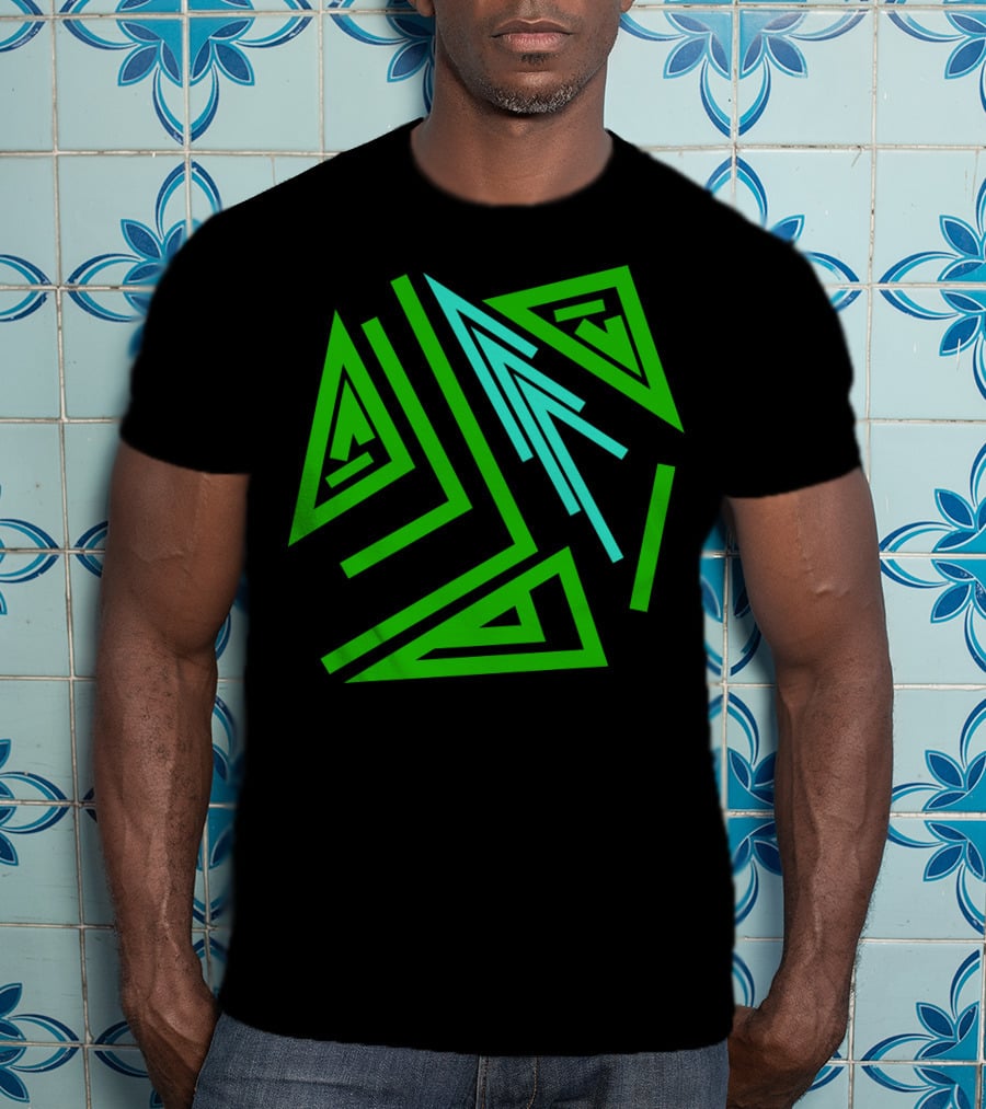Mystical Geometry Alchemy Symbol And Magic Runes Sign T-Shirt