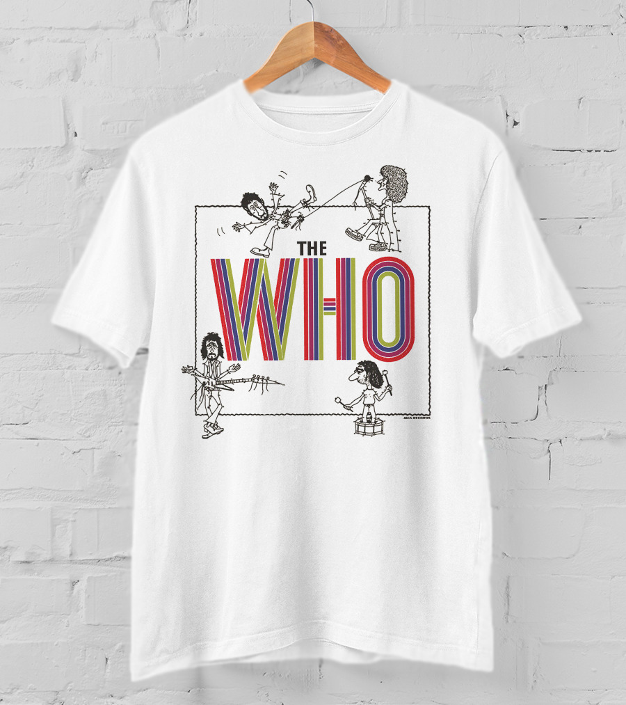 BNTW140707BN The Who Cartoon Band Members T-Shirt