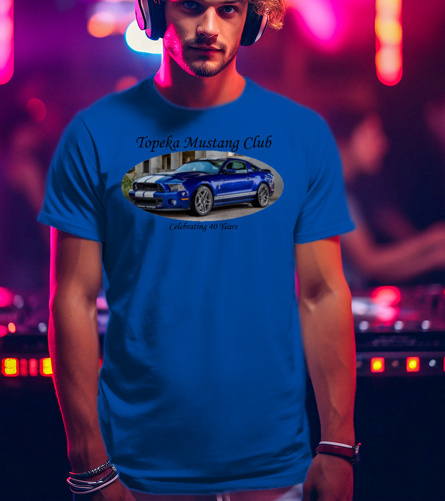 Topeka Mustang Club Celebrating 40 Years T-Shirt