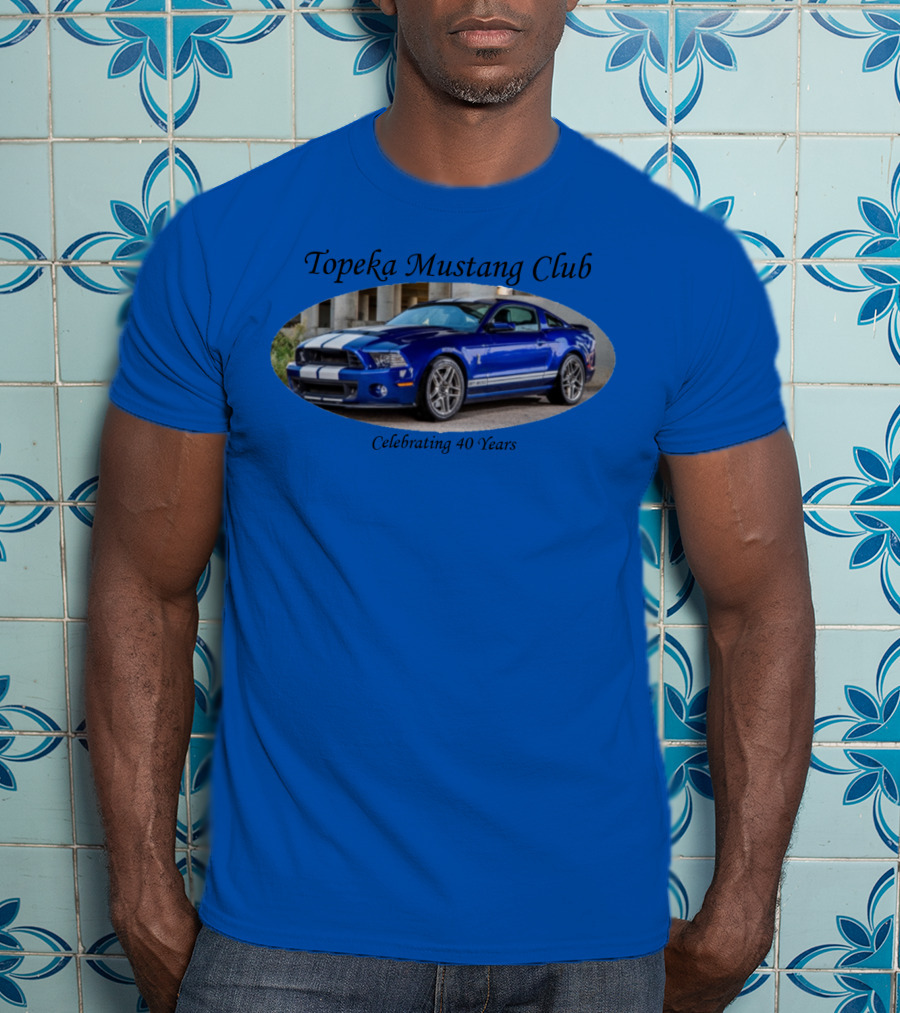 Topeka Mustang Club Celebrating 40 Years T-Shirt