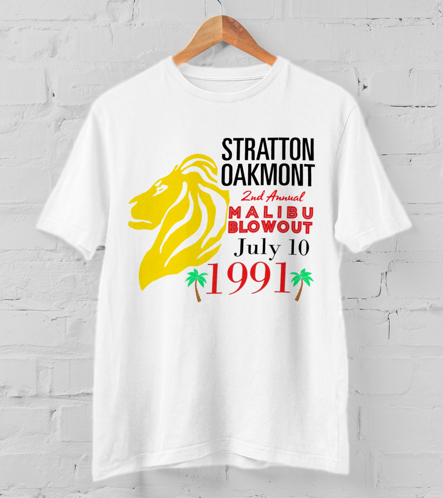 Stratton Oakmont 2nd Annual Malibu Blowout July 10 1991 T-Shirt