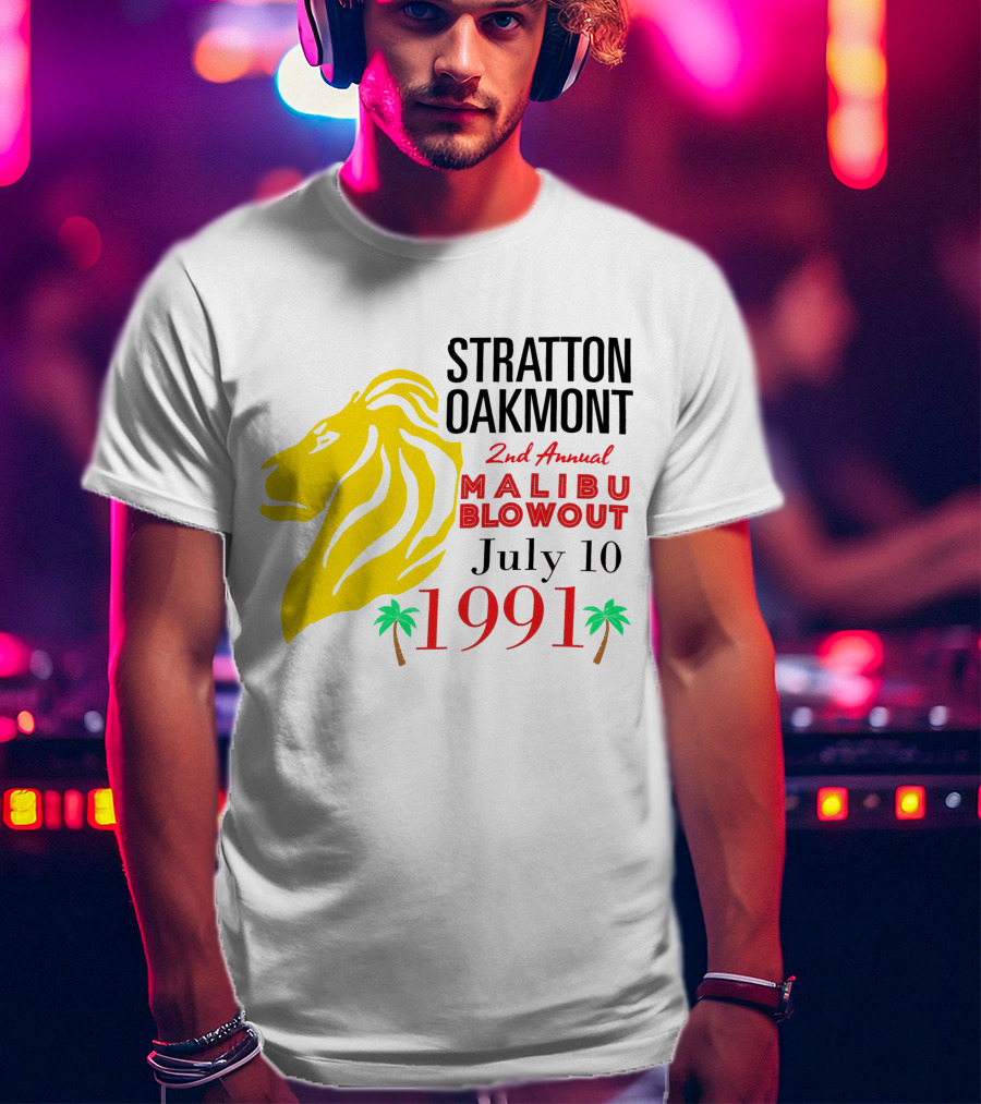 Stratton Oakmont 2nd Annual Malibu Blowout July 10 1991 T-Shirt