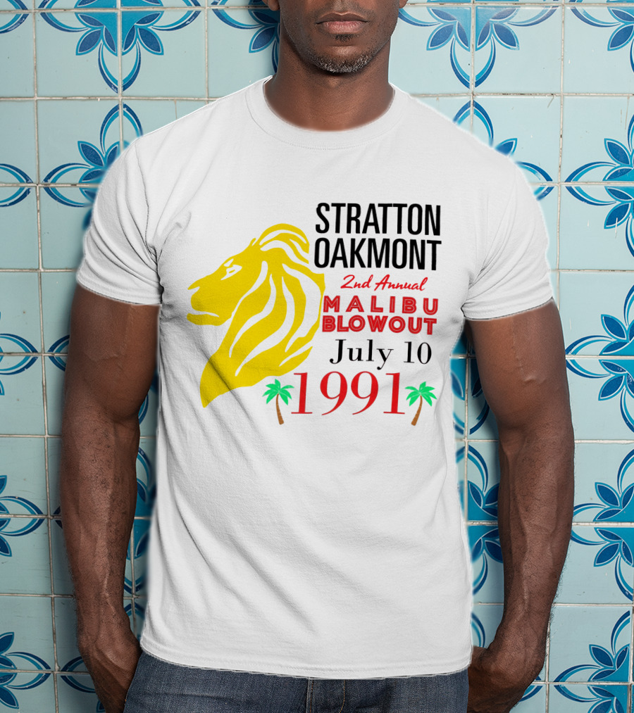 Stratton Oakmont 2nd Annual Malibu Blowout July 10 1991 T-Shirt