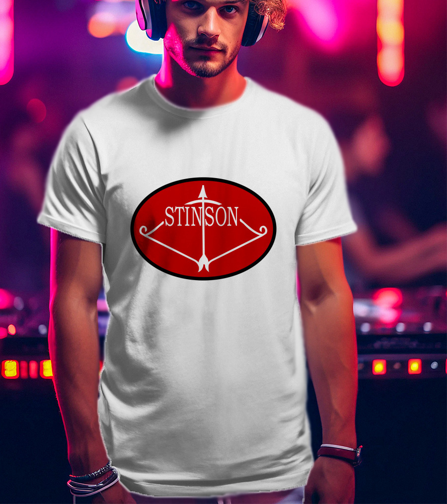 Stinson Aircraft Company Red Oval Emblem T-Shirt