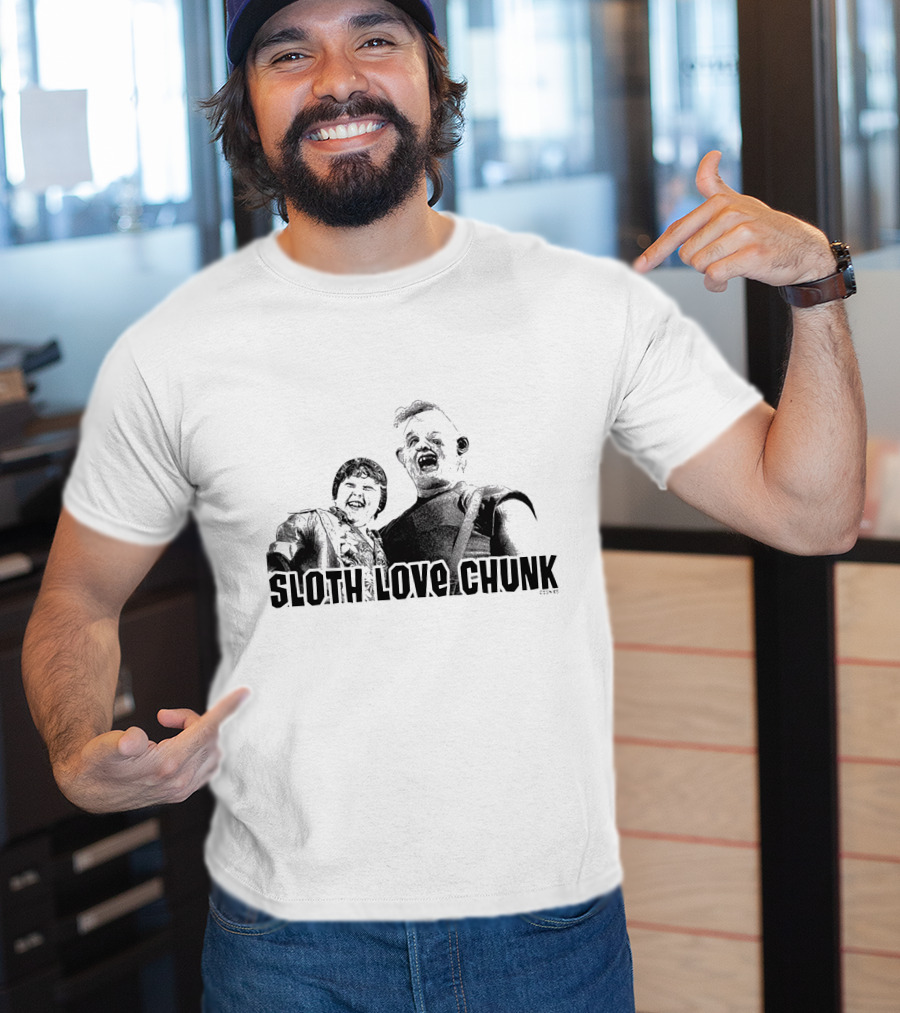 Sloth Love Chunk The Goonies Movie Characters T-Shirt