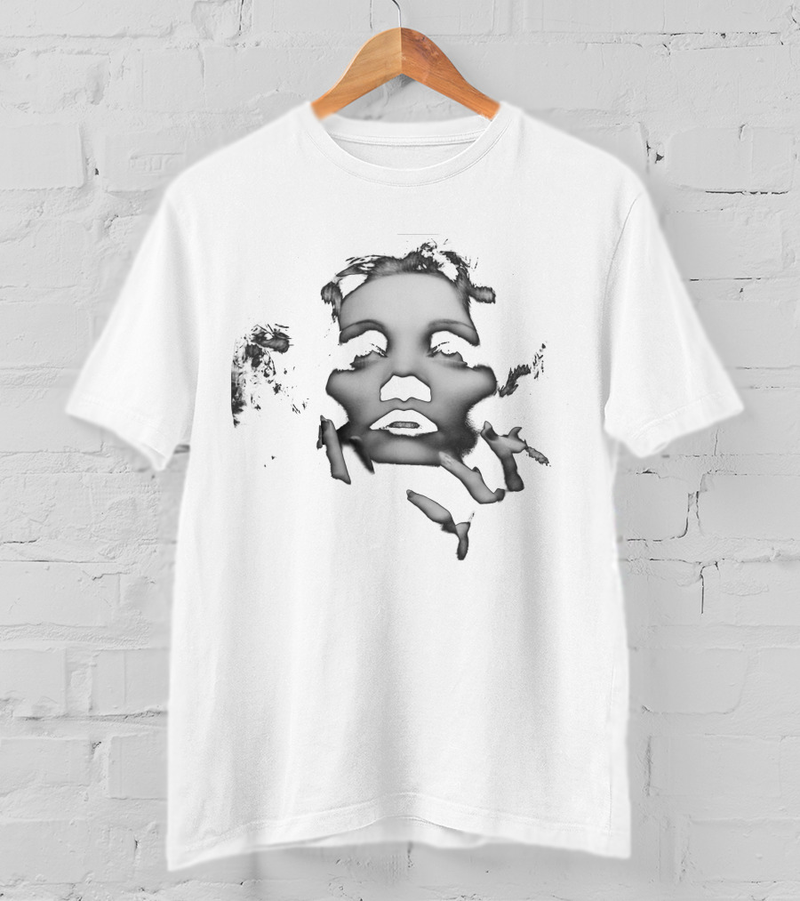 Marlene Dietrich Pre Shrunk Hand Screened Cotton Face T-Shirt