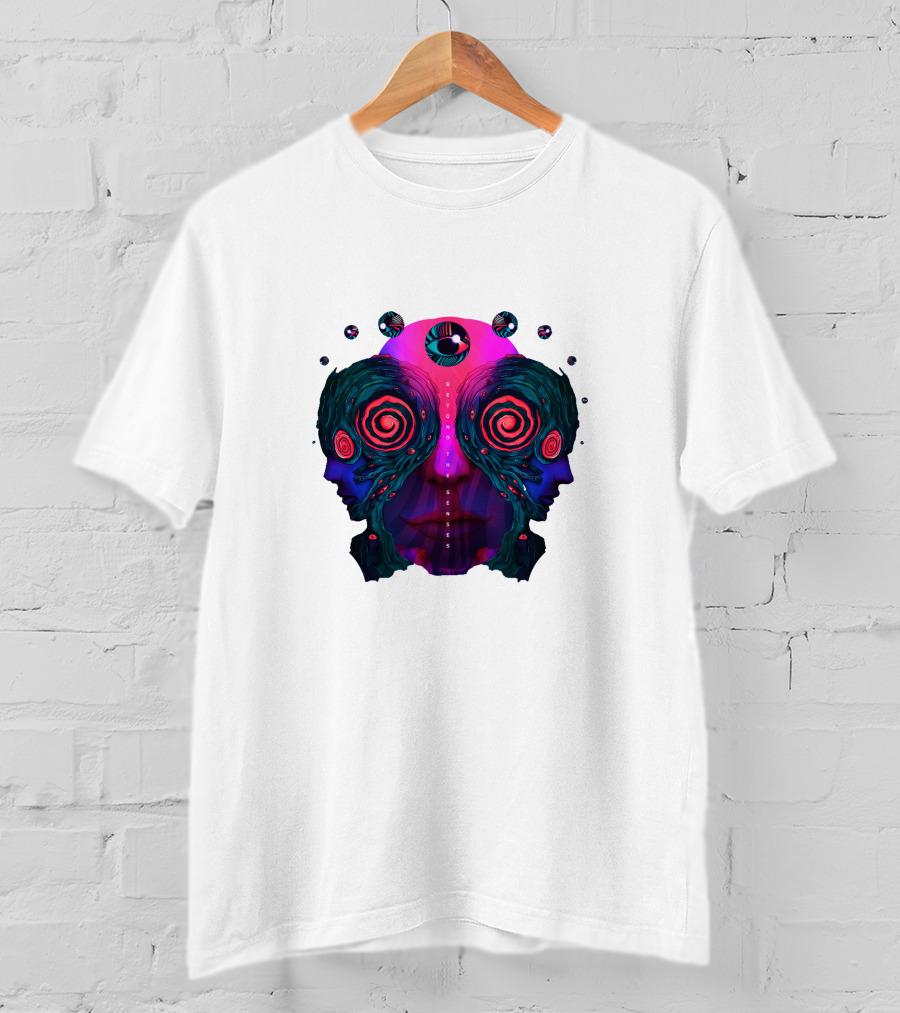 Rezz Beyond The Senses Psychedelic Faces T-Shirt