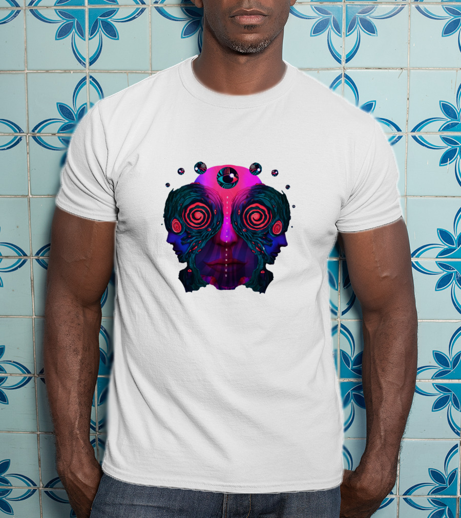 Rezz Beyond The Senses Psychedelic Faces T-Shirt