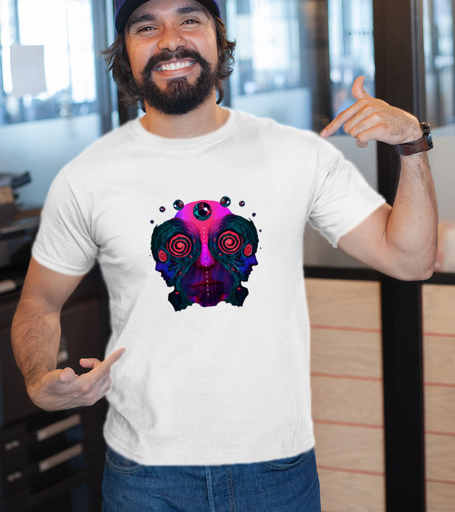 Rezz Beyond The Senses Psychedelic Faces T-Shirt