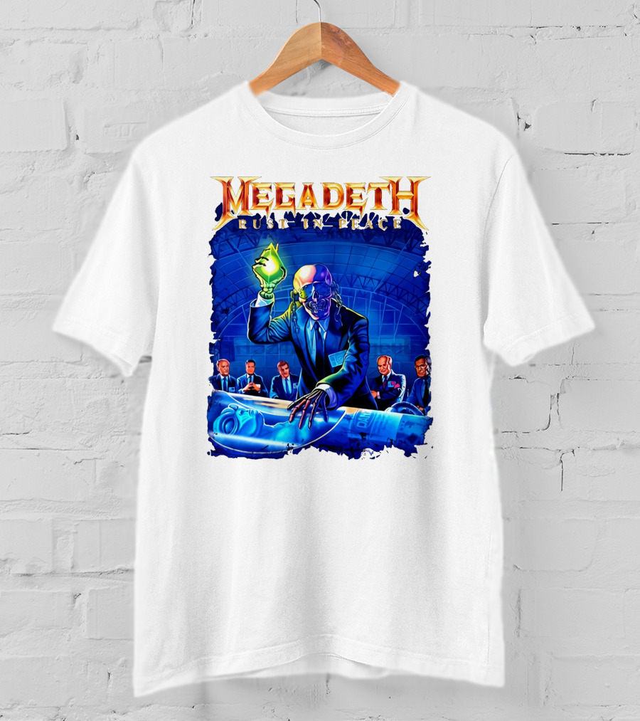 Plus Size Megadeth Rust In Peace M234xl M494 Raglan Summer T-Shirt