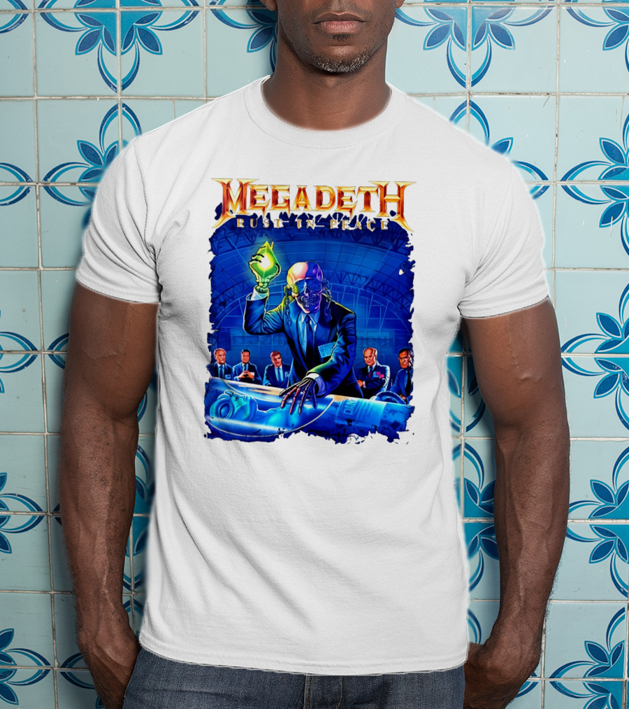Plus Size Megadeth Rust In Peace M234xl M494 Raglan Summer T-Shirt