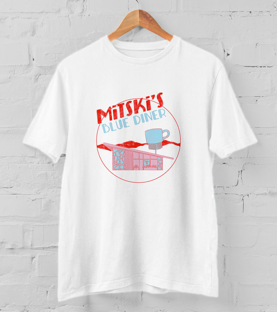 Mitski's Blue Diner Retro Mug And Building T-Shirt