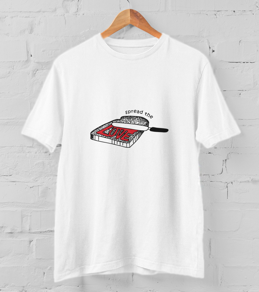 Spread The Love Bread With Knife T-Shirt