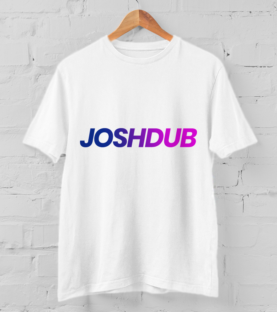 Joshdub Gradient Logo Men T-Shirt