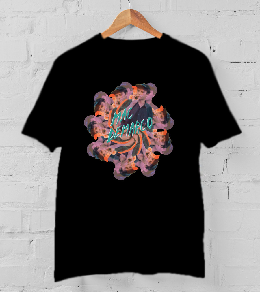 Mac DeMarco Flower Essential 1743 Psychedelic Spiral T-Shirt