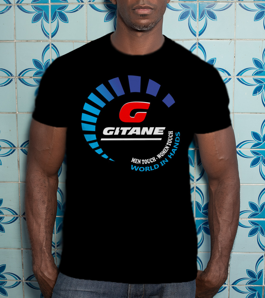 GITANE Men Touch Women Touch World In Hands T-Shirt