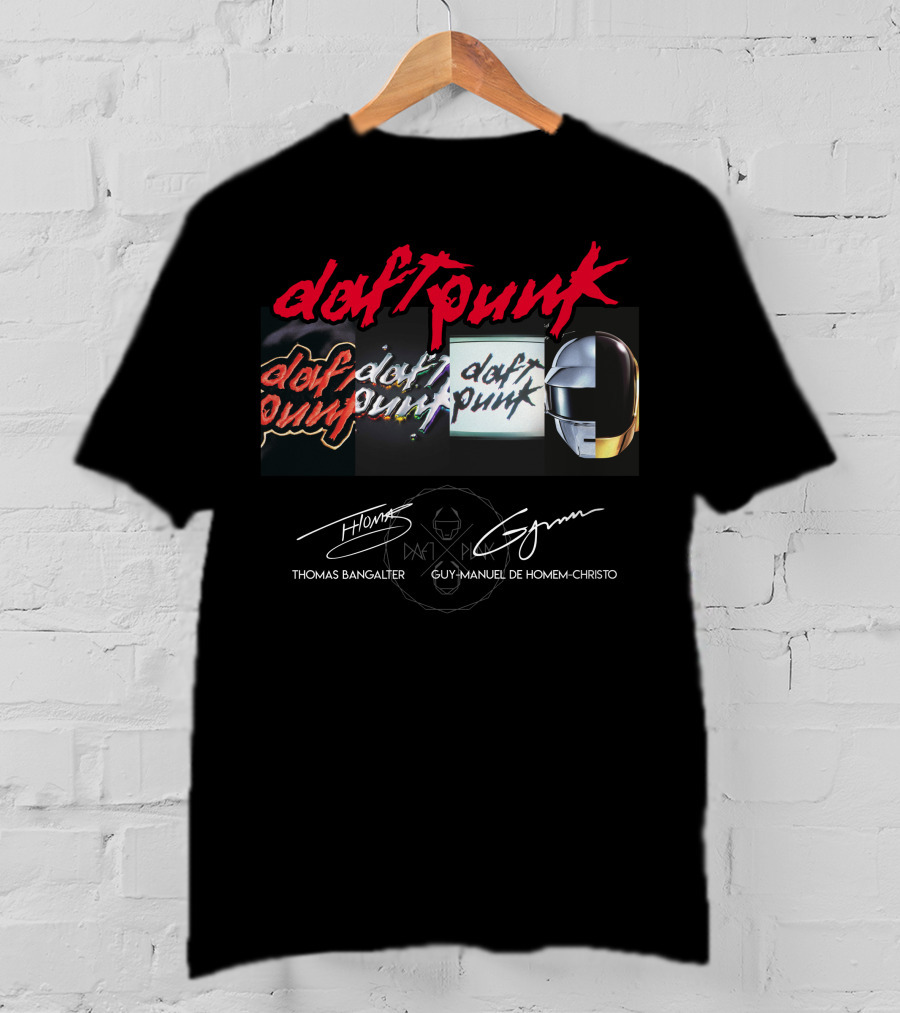 Daft Punk Thomas Bangalter Guy-Manuel De Homem-Christo Helmet T-Shirt