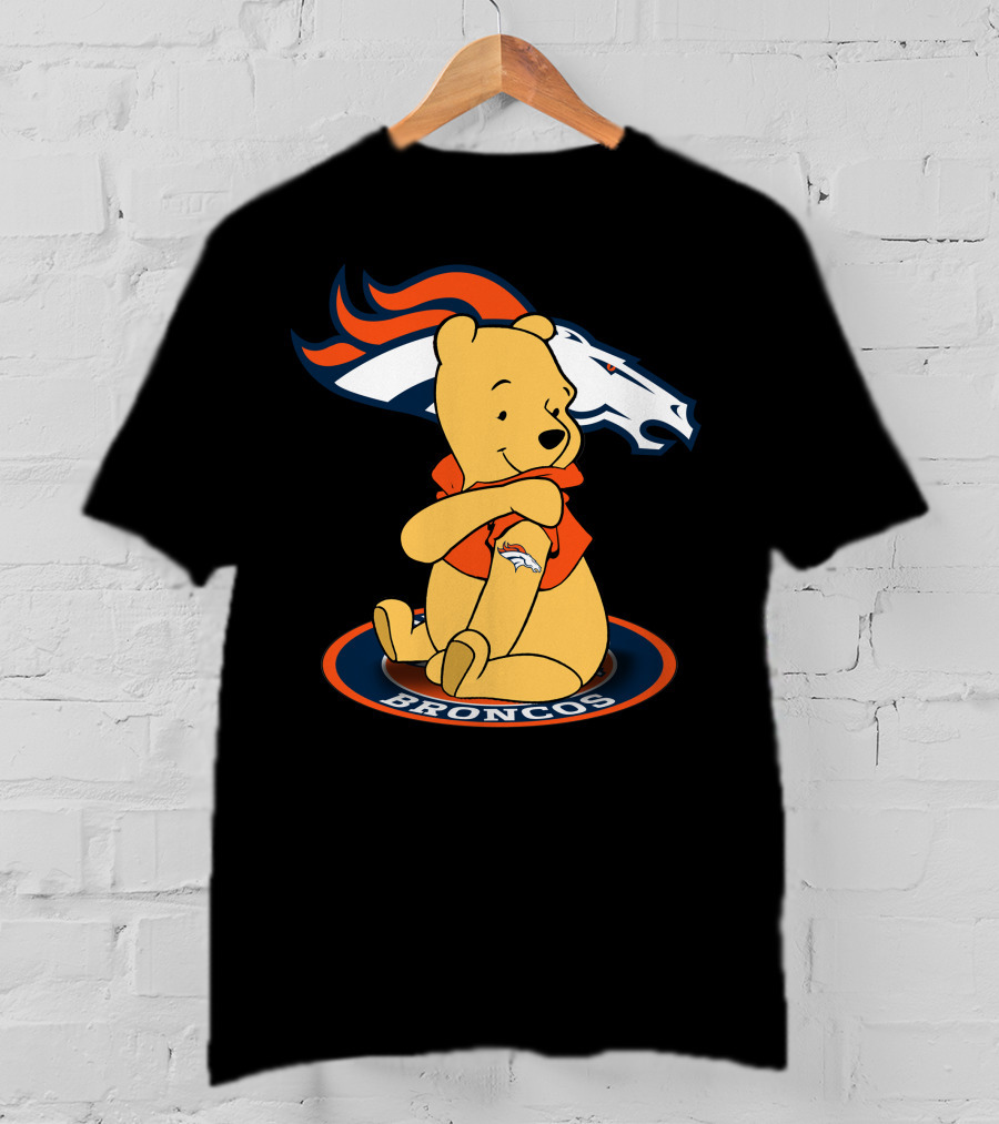 Pooh Broncos Denver Fusion T-Shirt