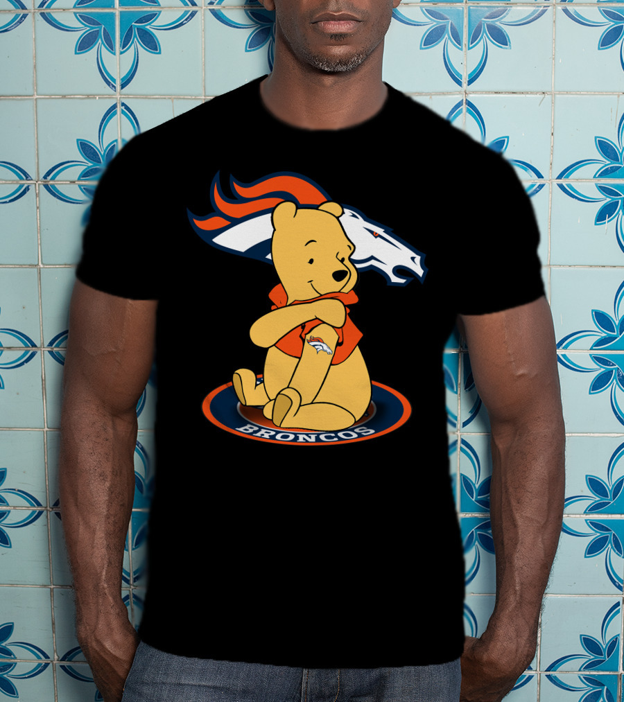 Pooh Broncos Denver Fusion T-Shirt