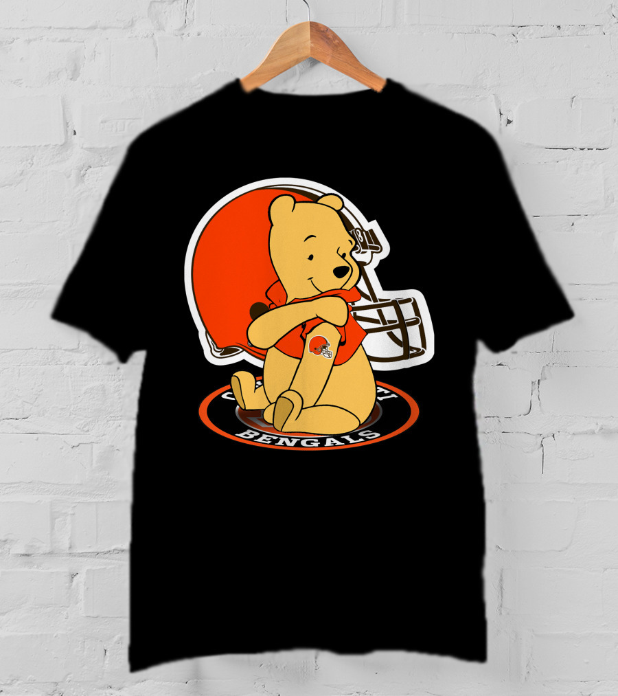 Pooh Browns Cincinnati Bengals T-Shirt