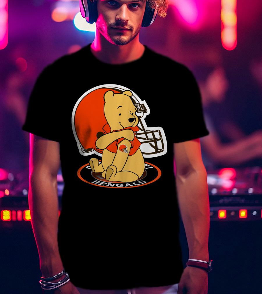 Pooh Browns Cincinnati Bengals T-Shirt