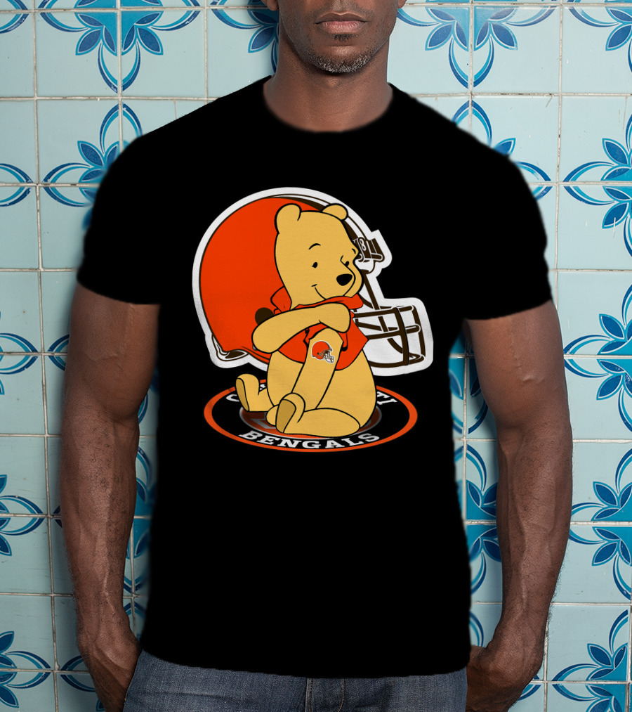 Pooh Browns Cincinnati Bengals T-Shirt