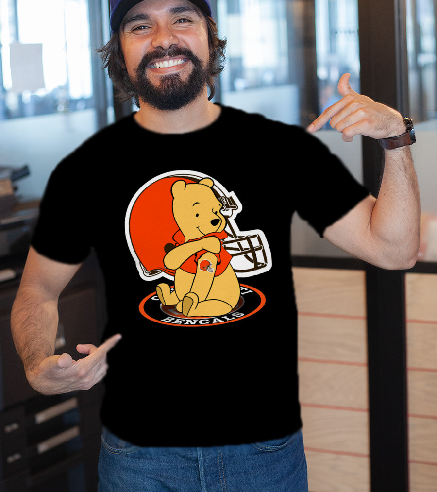 Pooh Browns Cincinnati Bengals T-Shirt
