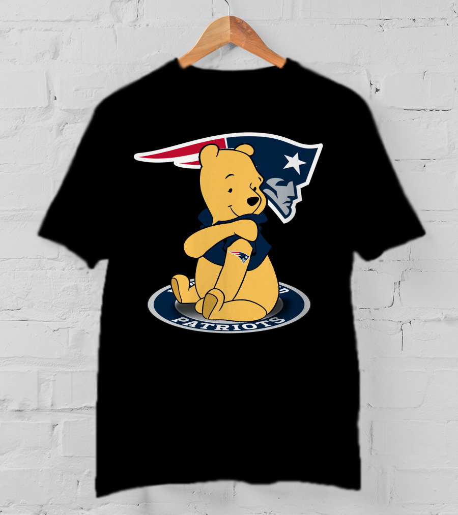 Pooh Patriots New England Crossover T-Shirt