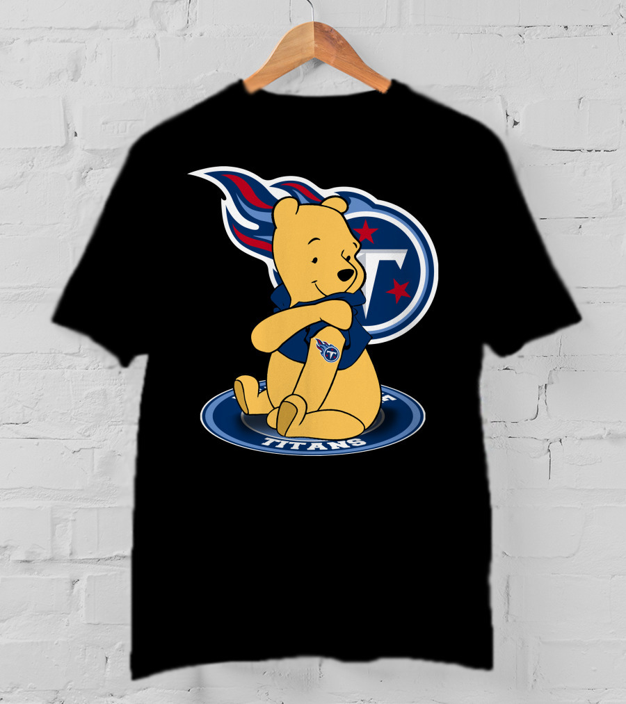 Tennessee Titans Pooh Bear Fan Crossover T-Shirt