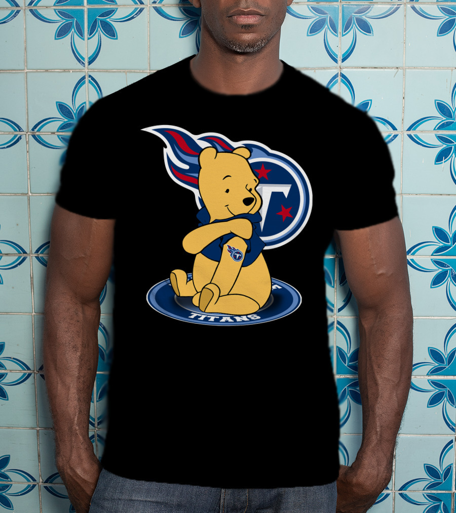 Tennessee Titans Pooh Bear Fan Crossover T-Shirt