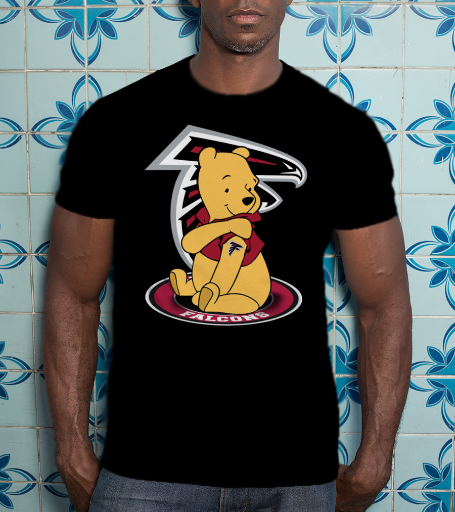 Winnie The Pooh Atlanta Falcons Crossover Fan T-Shirt