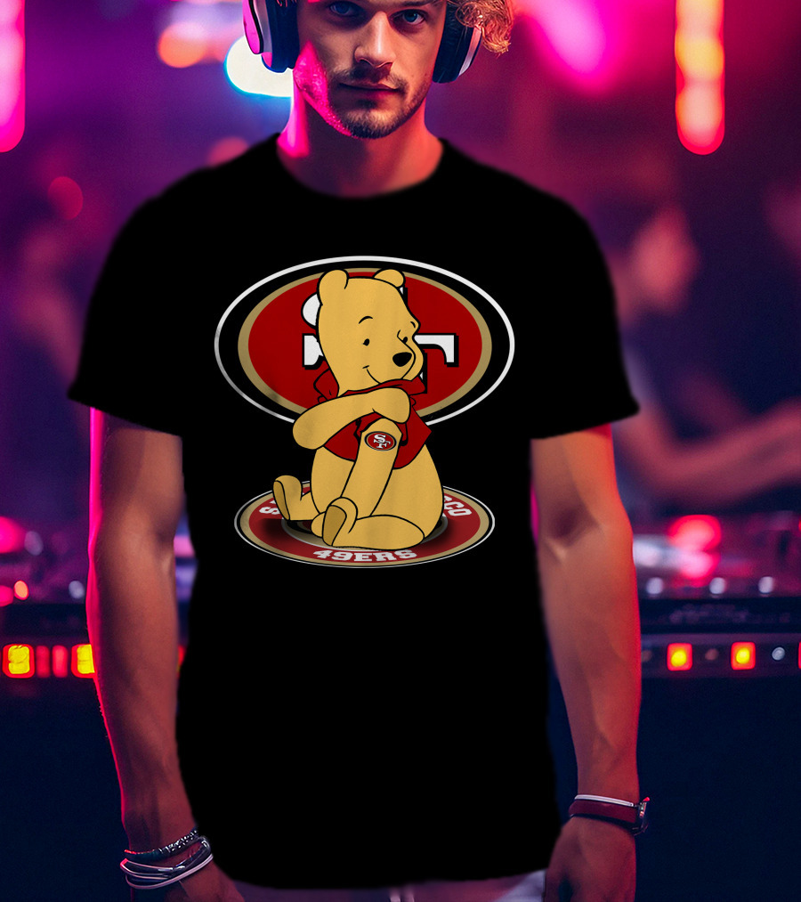 Pooh San Francisco 49ers T-Shirt