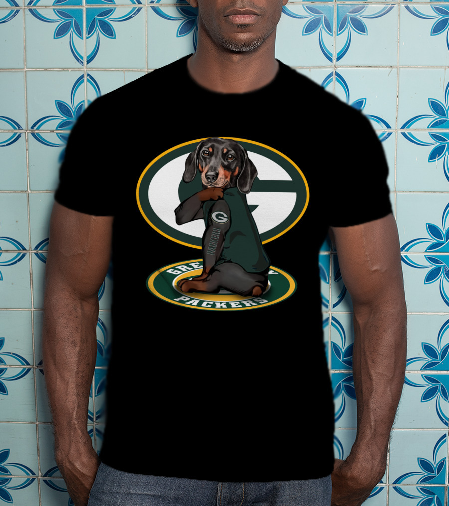 Green Bay Packers Dachshund Fan T-Shirt