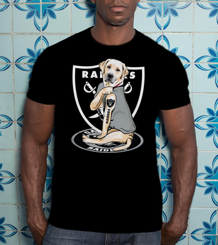 Las Vegas Raiders Labrador Dog Mascot T-Shirt