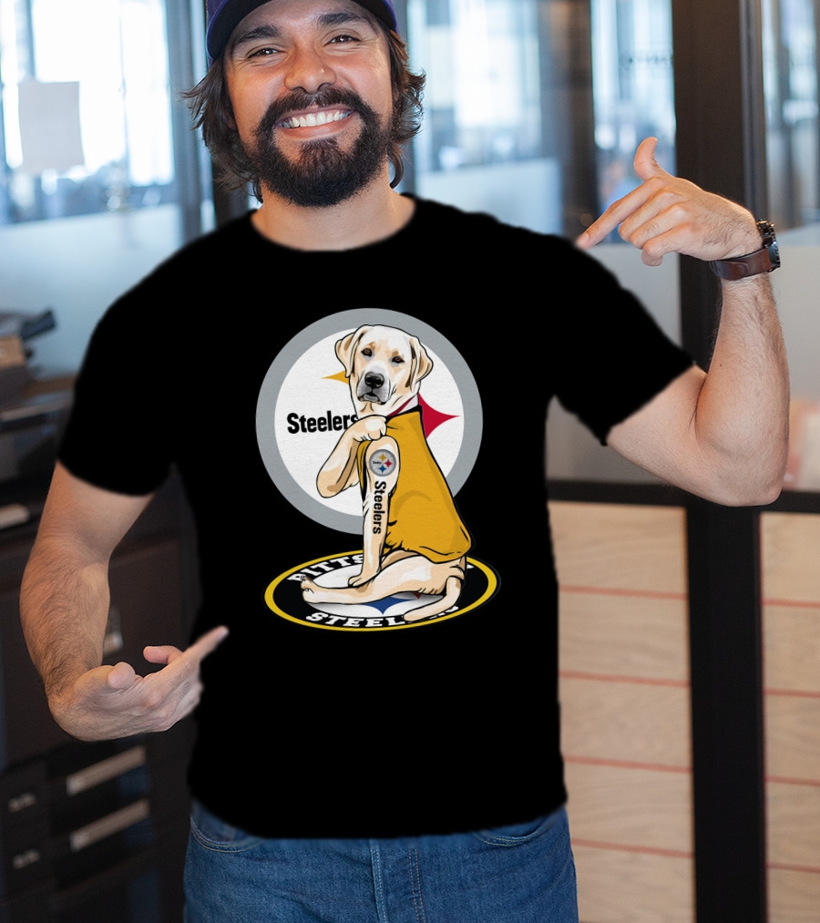 Steelers Labrador NFL Fan T-Shirt