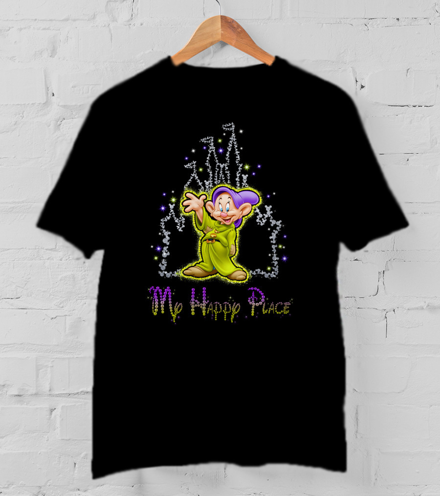 Dopey My Happy Place Sparkling Castle T-Shirt