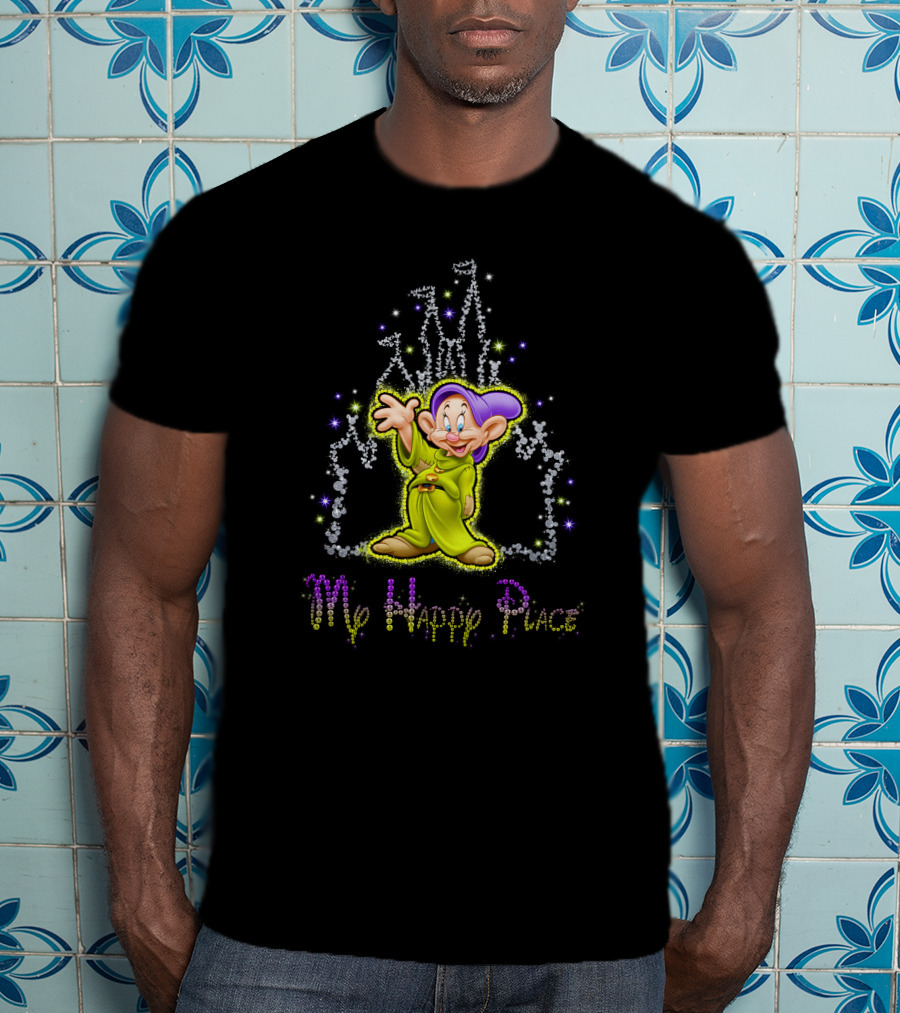 Dopey My Happy Place Sparkling Castle T-Shirt