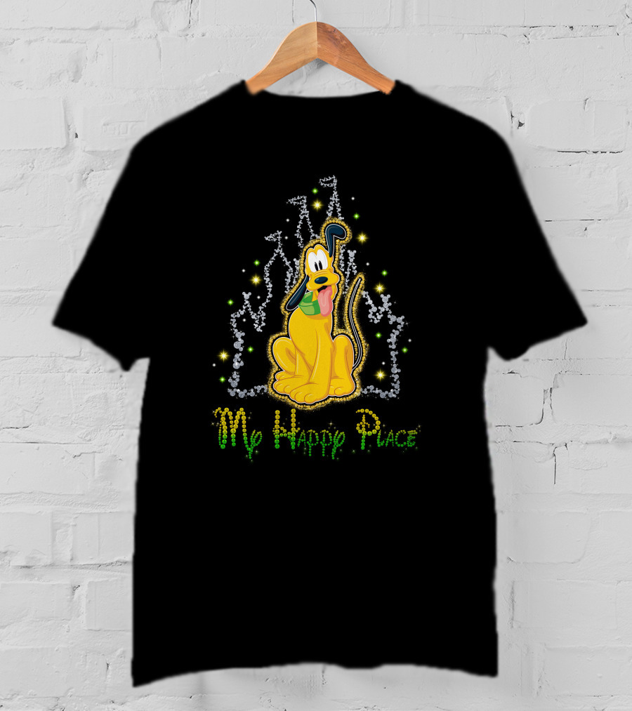 Pluto Disney My Happy Place T-Shirt