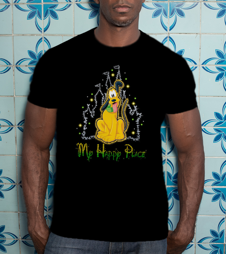 Pluto Disney My Happy Place T-Shirt